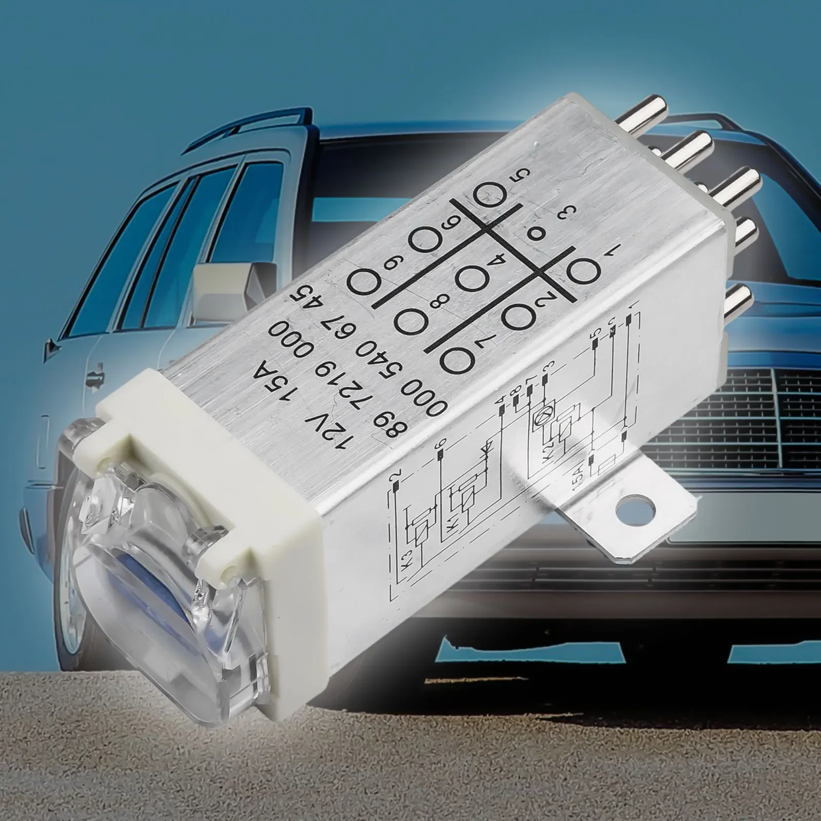 

1Pcs Overload Protection Relay Parts For Mercedes W124 W202 300E 300CE E320 300TE 0005406745 ABS Accessories For The Car