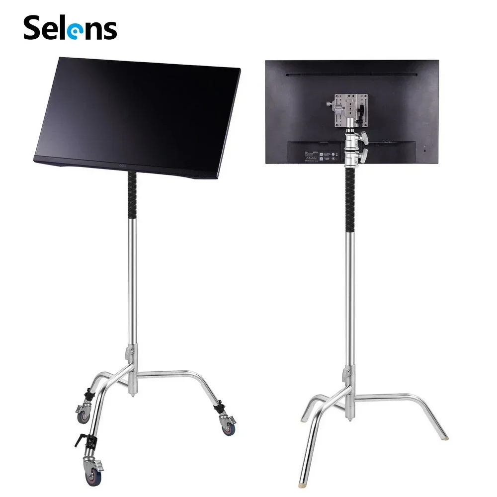 Selens Display Quick Mounting Plate Base Adjustable 180 Degree Rotation Universal Base Detachable Bracket for Photography Studio