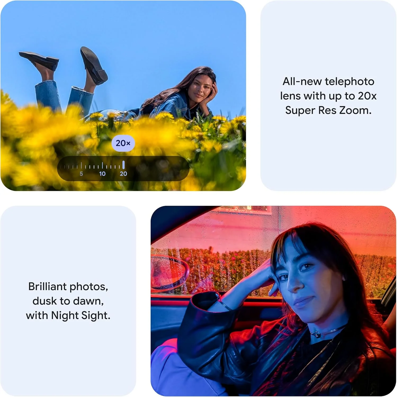 Google Pixel 10، العلامة التجارية الجديدة Google Tensor G5، 6.3 بوصة كاميرا خلفية ثلاثية متقدمة 4970 مللي أمبير في الساعة بطارية 24 ساعة هاتف ذكي NFC