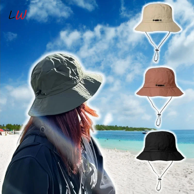 

Summer Sun Protection Bucket Hat Outdoor Camping Hiking Cap Foldable Waterproof Anti-uv Sun Hat Mountaineering Caps Panama Hat