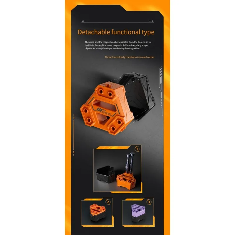 PHFU-JAKEMY 54-In-1 Industrial Tool Set - Carbon Steel Screwdriver Magnetizer/Demagnetizer JM-Z21 With Rotating Base