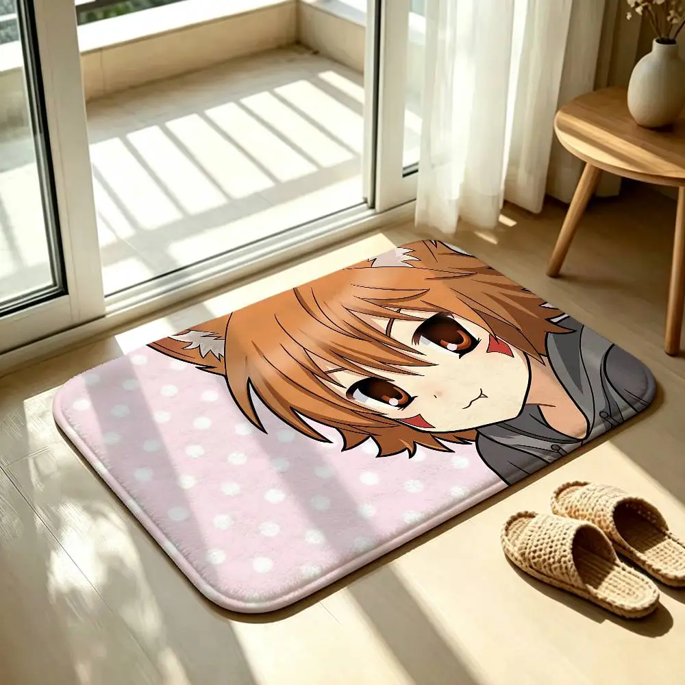 Chibi R-Ren H-Hana Bedroom Decor Carpet  for Living Room Thick Plush Study Floor Mat Home Fluffy Soft Rug