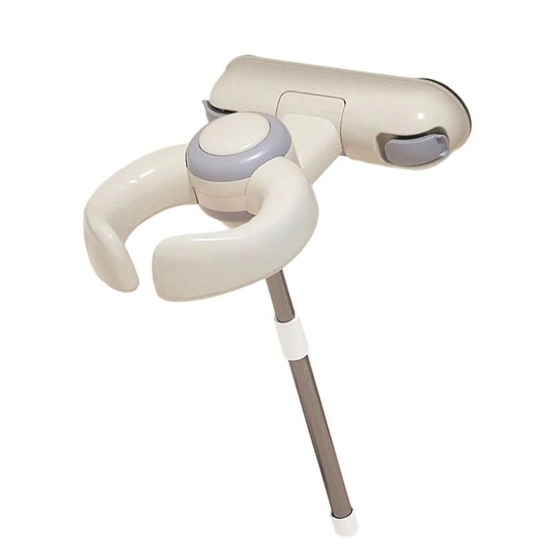 J15U مساعد حمام الطفل القابل للتعديل، مرفق جداري، دعم الدش لتجربة استحمام آمنة، آلية طي سهلة #3