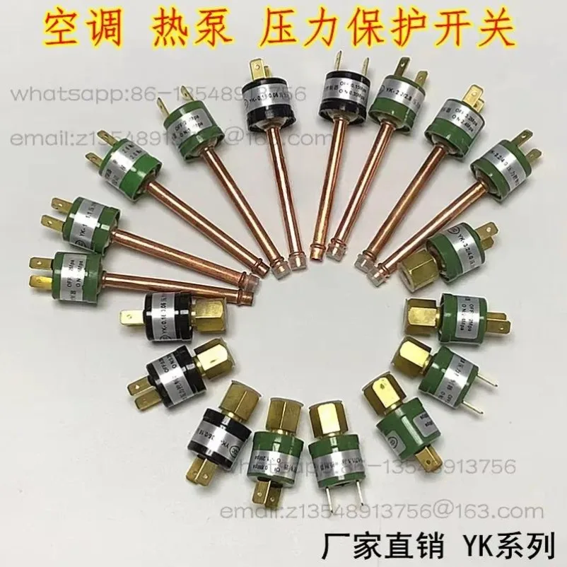 AC Heat Pump Pressure Switch Controller Cold Storage High Low Voltage Protector Refrigeration Unit Safety Device