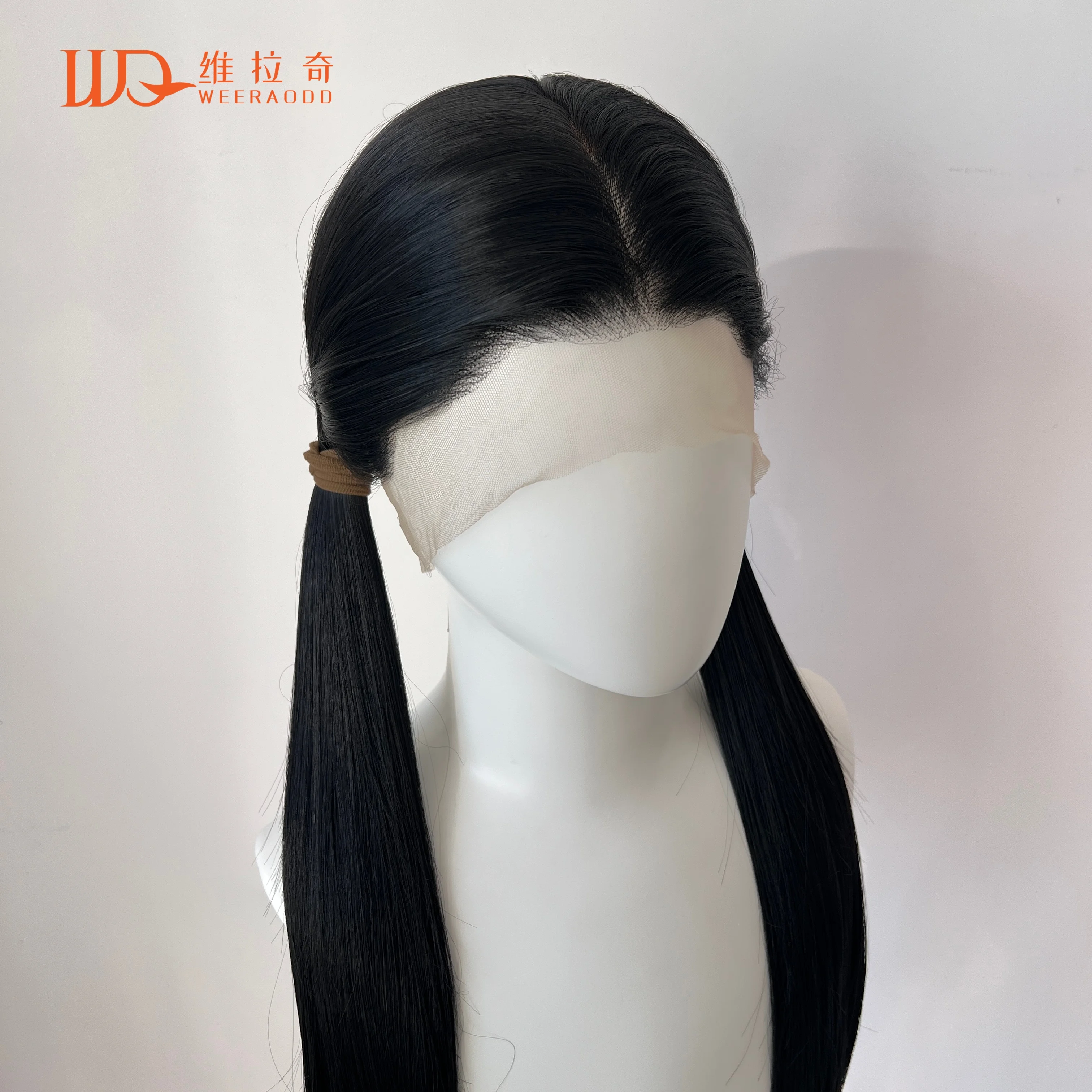 

Черный парик фронта шнурка для женщин 360 Кружева 26 дюймов Длинные прямые волосы Парики Высокое качество Блондинка Синтетические парики шнурка Косплей Парик