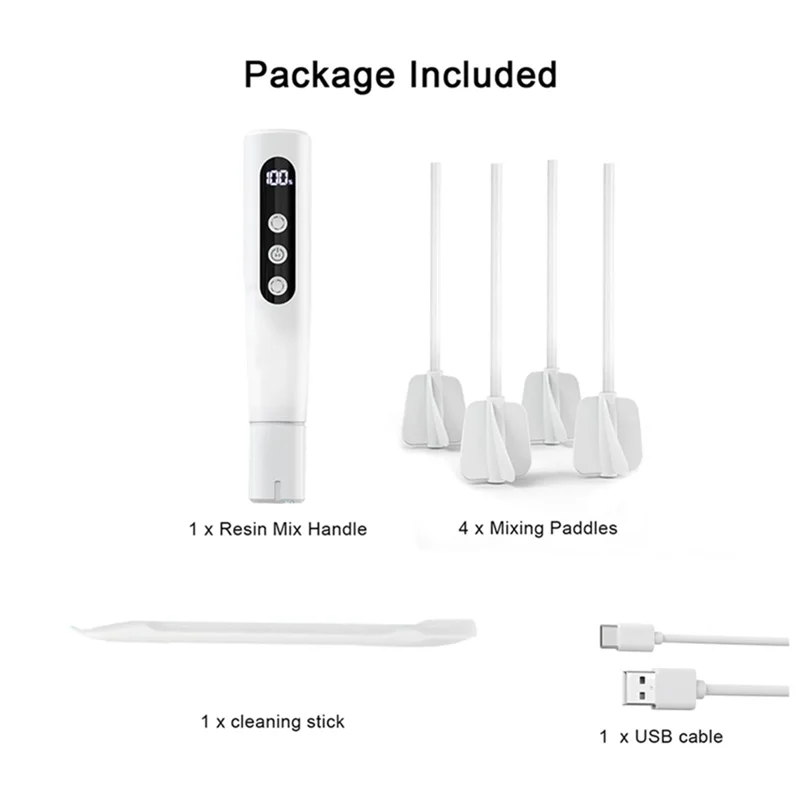 

A03F-портативный миксер для эпоксидной смолы с 5-скоростным управлением, комплексный набор миксеров для смолы для самостоятельного изготовления смолы и изготовления ювелирных изделий
