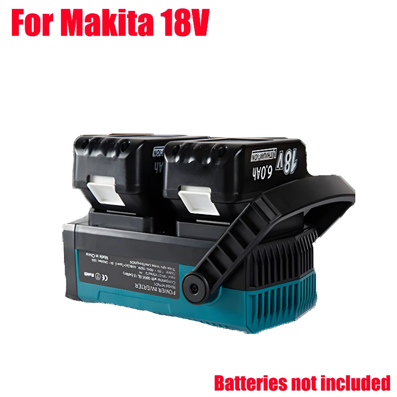 

Outdoor Camping Power Station Portable Power Inverter with LED Light Compatible with For Makita 18V Batteries Power Transformer
