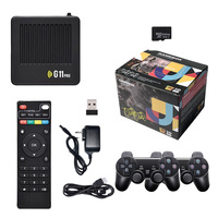 G11 Pro Video Game Box Built in 10000+ Retro Games Retro Home Console Plug and Play with 2.4G Wireless Dual Controllers