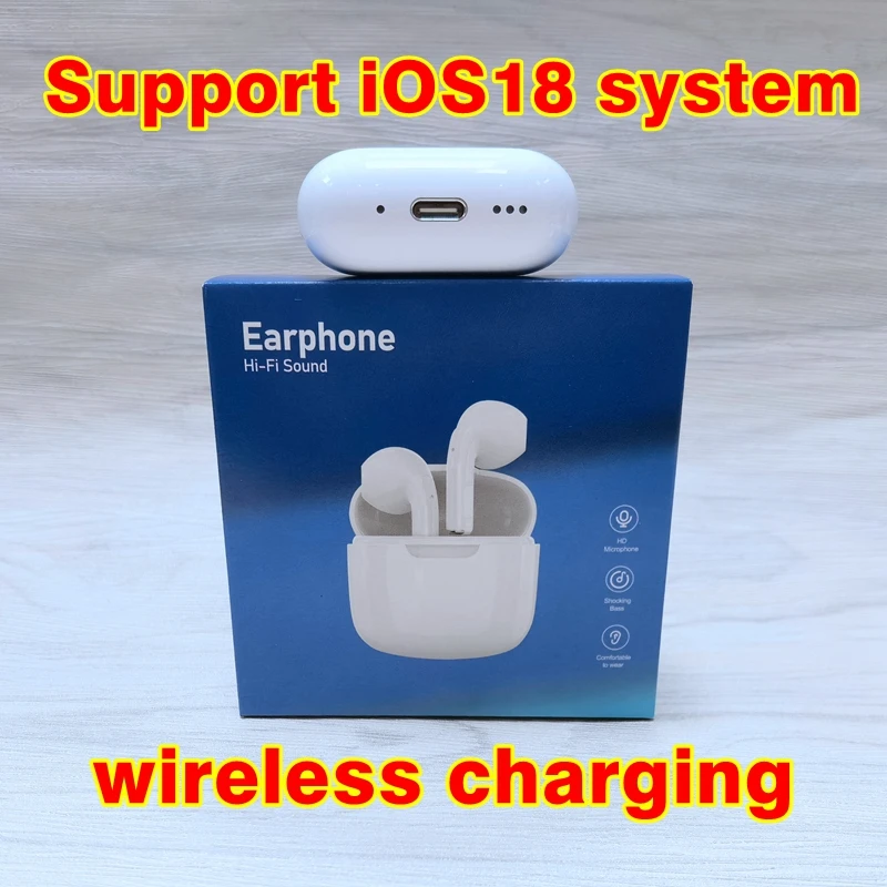 New AIR 4 ANC Noise Cancelling Wireless Charging Sport Headset With Original Packaging For ios18 USBC Interface