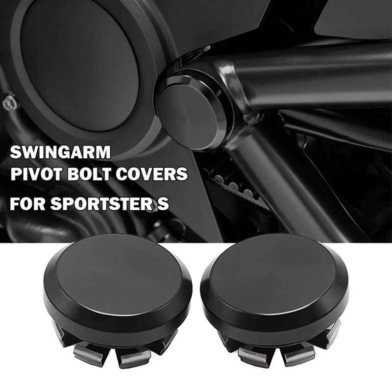 Motorcycle Accessories Swingarm Pivot Bolt Covers Guards CNC Aluminum For Sportster S 1250 2021 2022