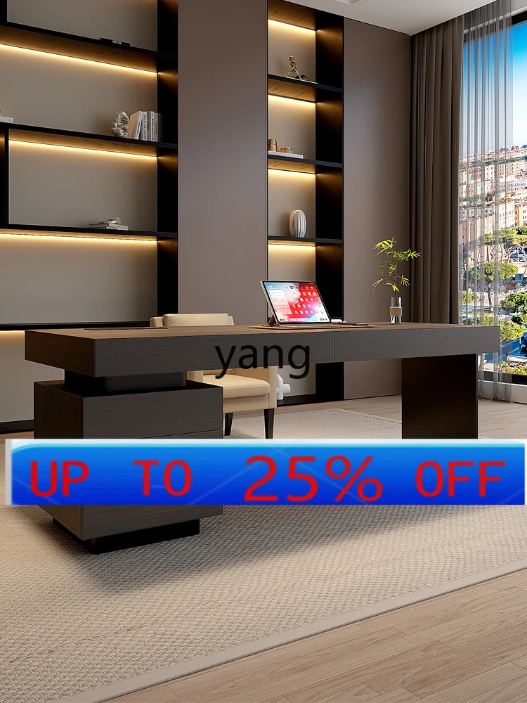 

LTT minimalist light luxury high-end study living room home boss office high-end computer desk writing desk