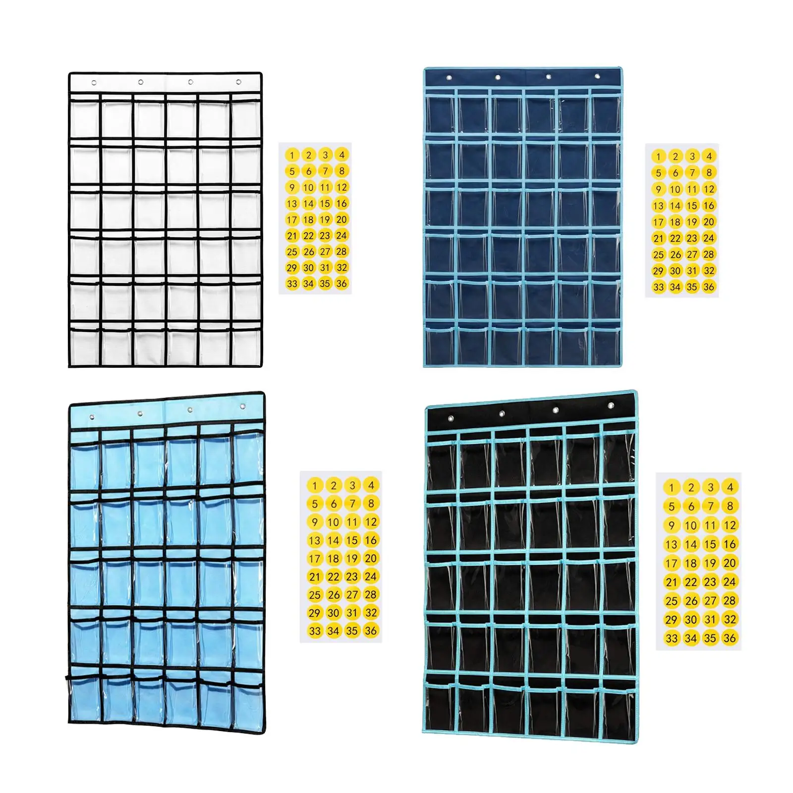 Classroom Pocket Chart Multipurpose Household Organization Hanging Organizer