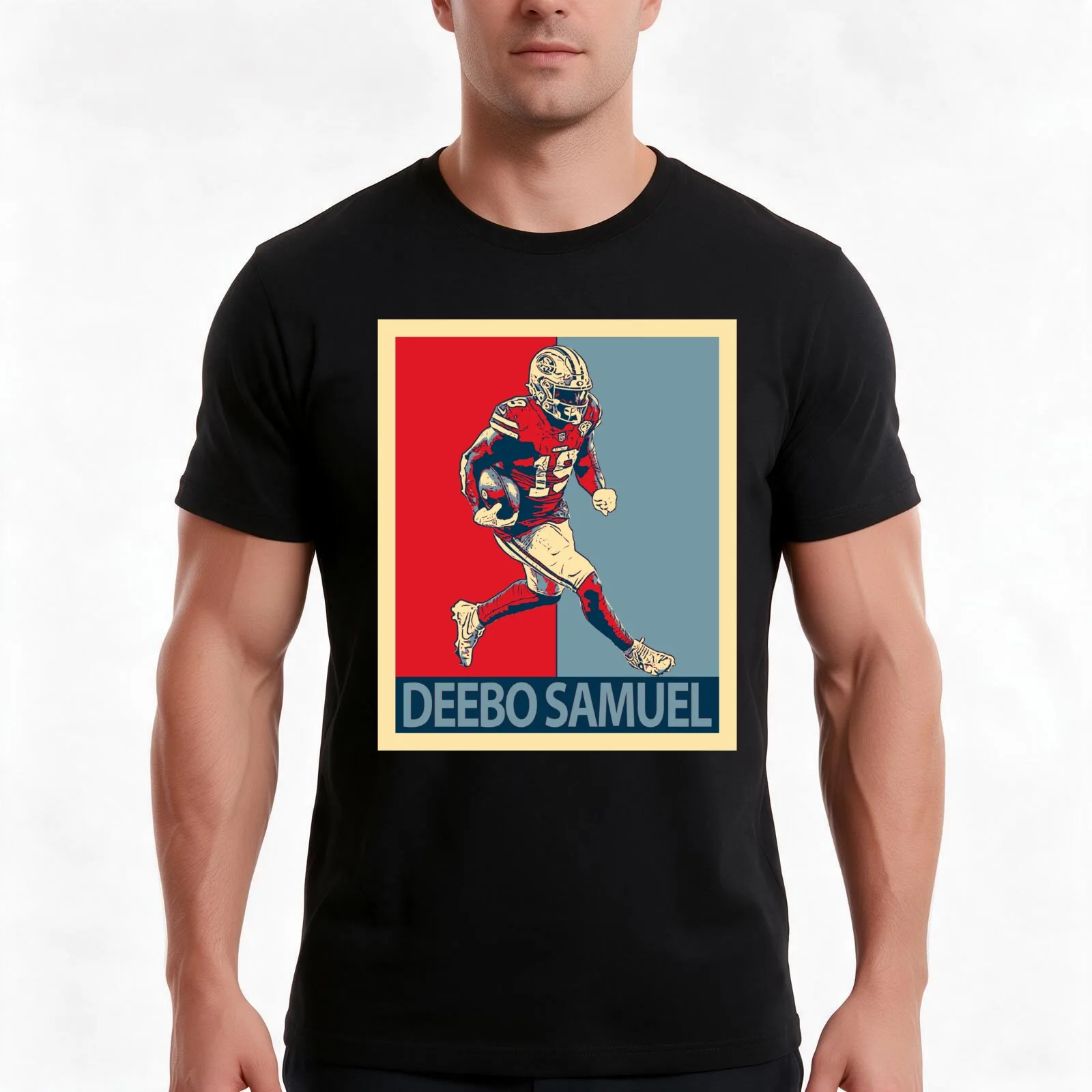 deebo samuel T-Shirt Summer Casual Cotton Tee Oversized Streetwear Tops Vintage Graphic Print Loose Fit Short Sleeve