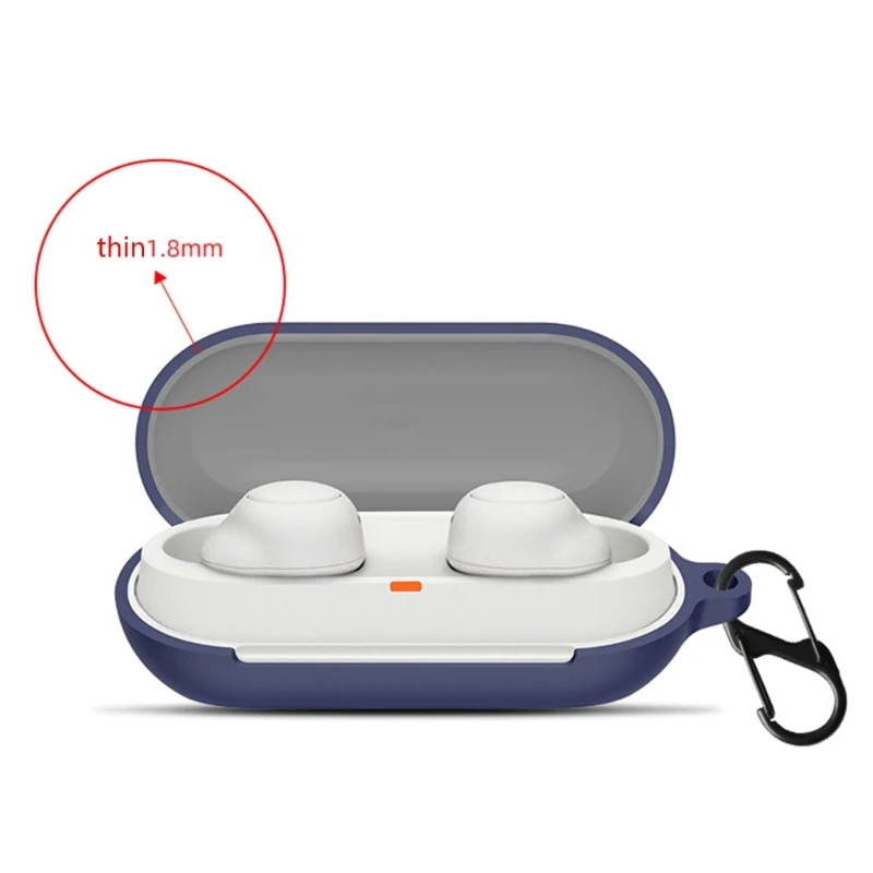 Funda protectora para auriculares sony WF-C700N, Protector a prueba de polvo, lavable, caja de carga, funda antiarañazos