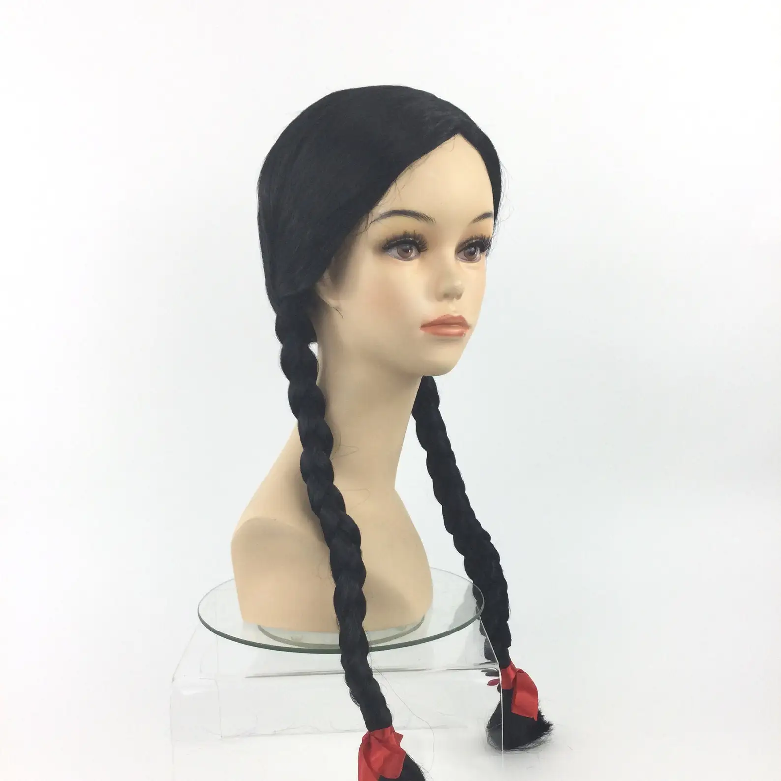 Halloween Performance Party Costumes: Wednesday Halloween Character Braided Wigs