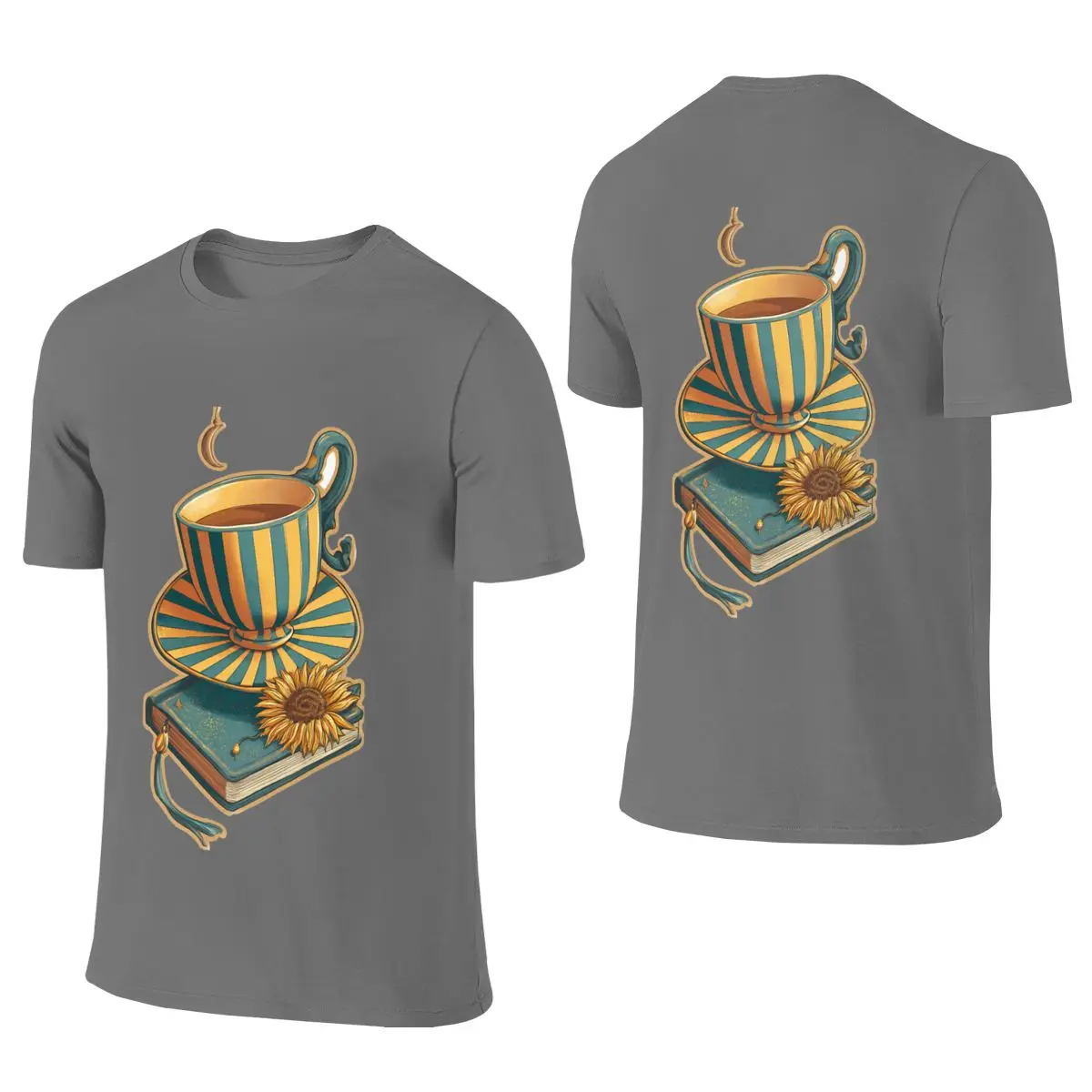 Little Treat Desk Ritual Breathable And Sweat-Wicking Reversible T-shirt Simple Commuting Anti-Static Cotton Tee