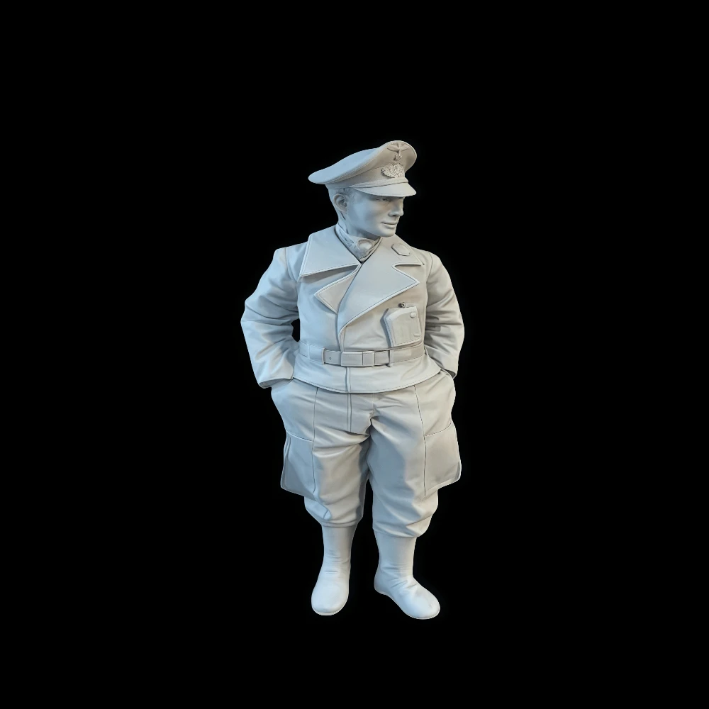 1/20 キャスティングレジンモデル組み立てキット、GK、中佐、未塗装
