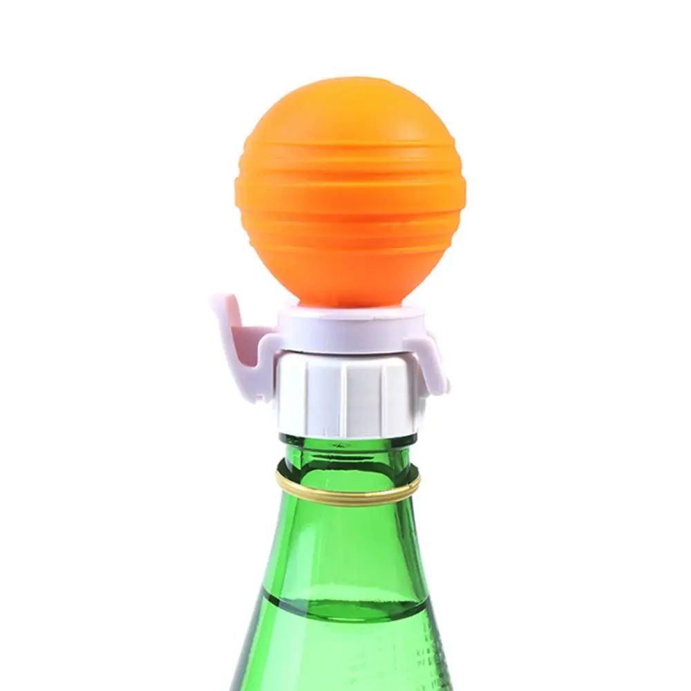 Inflatable Cola Pump Carbonation Keeper Beverage Saver Bottle Stopper Soda Cap Drink Sealer