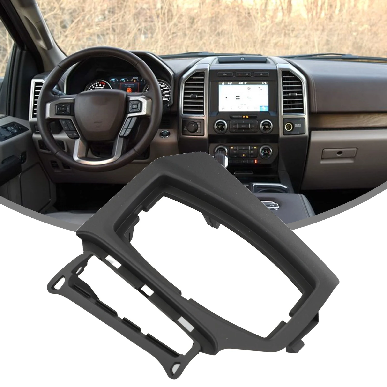 Headlight Switch Trim Frame Compatible with For Ford For Focus Models 2012 2013 2014 2015 2016 2017 2018 Low Level Trim