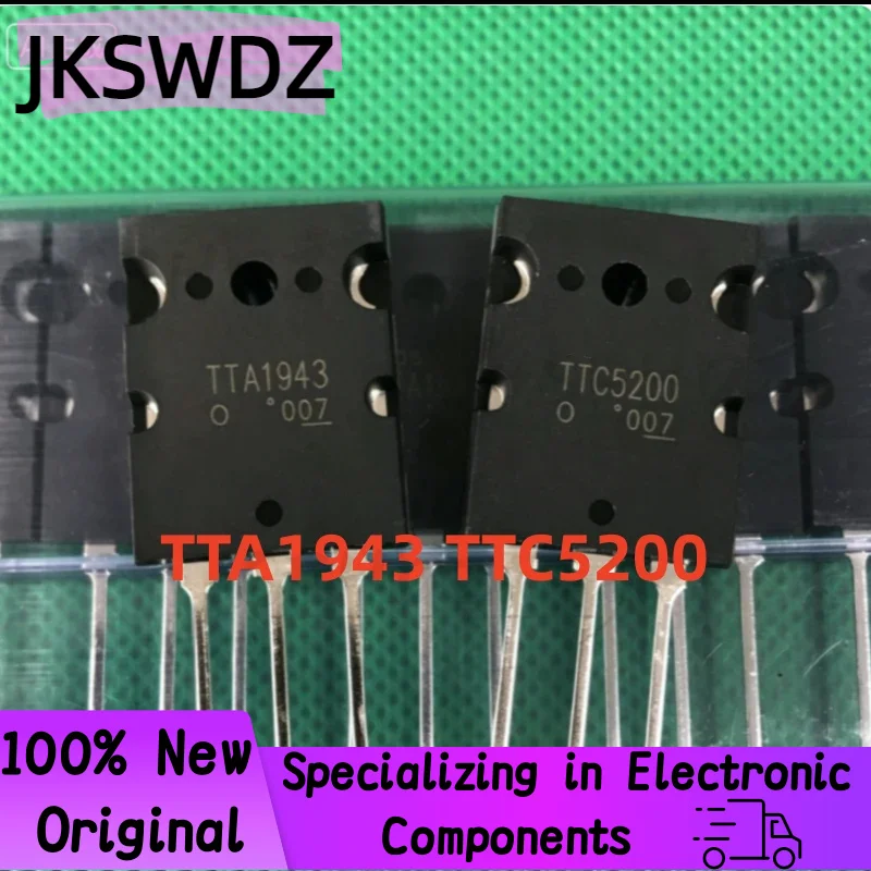 

5PCS/5Pairs 100% Brand New and High Quality TTA1943 TTC5200 A1943 C5200 TO-3PL High Power Amplifier Matched Pair Transistors