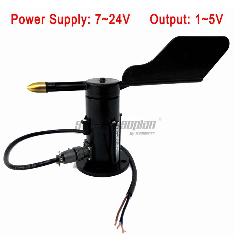 

Trumsense STTWD72415C 7 to 24V Power 1 to 5V Output Wind Direction Sensor Indicator for Wind Energy or Solar Energy New Energy