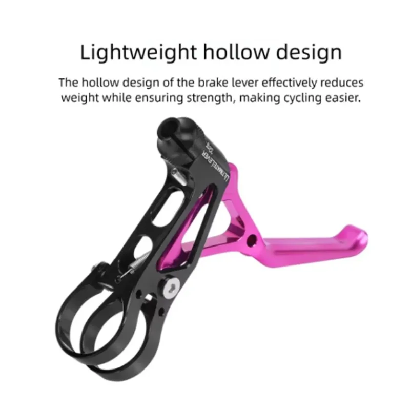 MEROCA V Brake Lever Ultralight 68g Double Brake Lever CNC Bicycle Brake Handle Purple Lever for Brompton Bmx Bike Accessories view 5