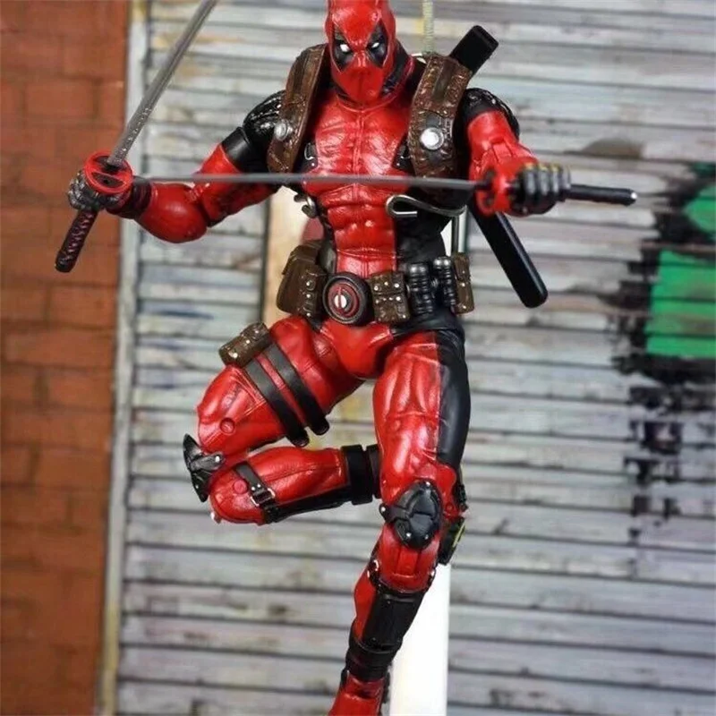 NECA X-Men Deadpool Actionfigur Superheld Deadpool Figur EPIC Ultimate 20CM Sammlermodell Spielzeugpuppe Geburtstagsgeschenk – Detail 10