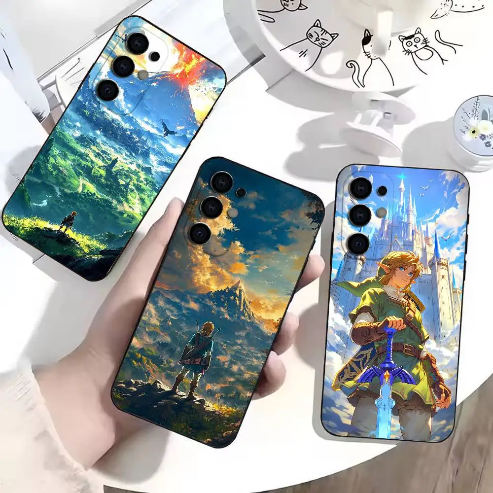 Fans of Z-Zelda will love it  Phone Case For Samsung Soft Black S25,S24,S22,S21,S23,S30,Ultra,S20,Plus