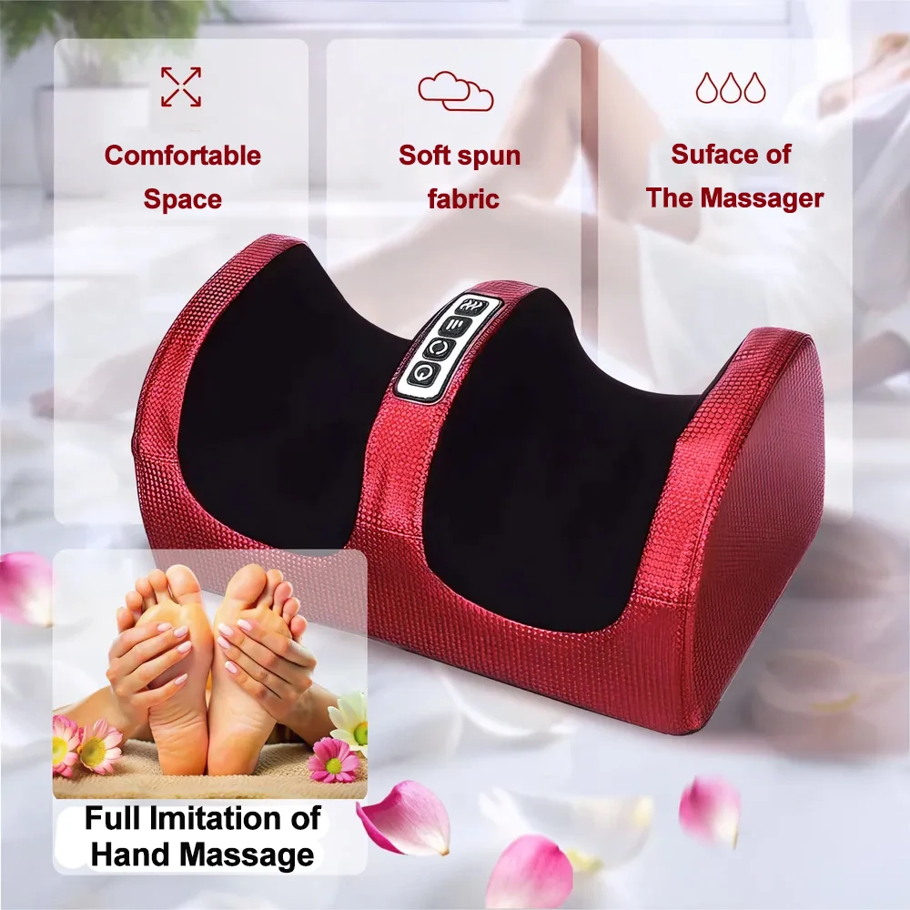 

Smart Electric Heated Foot Massager Calf Massage Deep Tissue Kneading Device Hot Compress Leg Feet Muscle Relax Relieve Fatigue