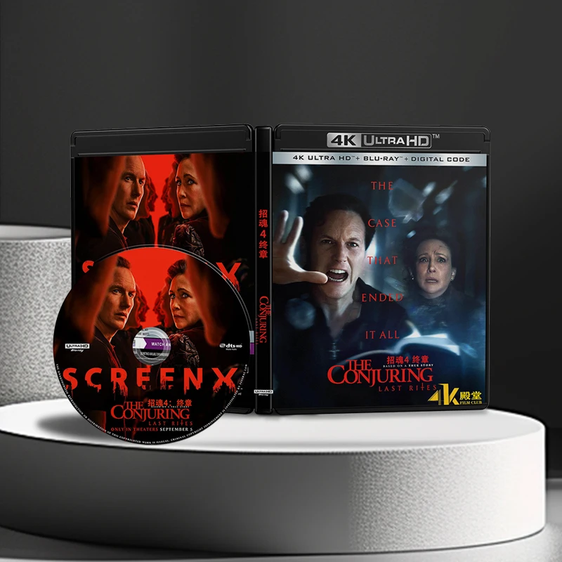 The Conjuring: Last Rites (2025) 4K UHD Blu-ray Disc 2025 Atmos English German Chinese characters Dolby Vision