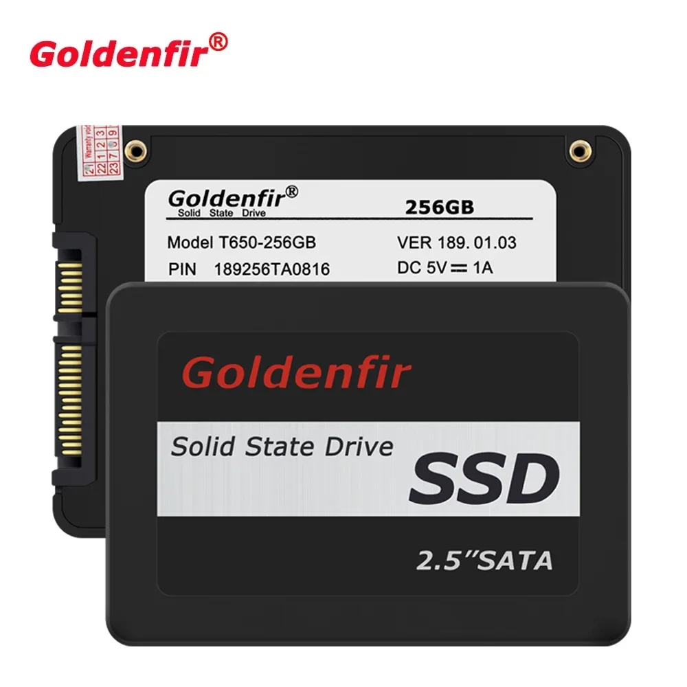 Goldenfir 2.5 Solid State Drive 120 GB 128 GB 240 GB 360 GB 480 GB 512 GB 720 GB 1 TB 2 TB Original SSD T650 Serie Schwarz