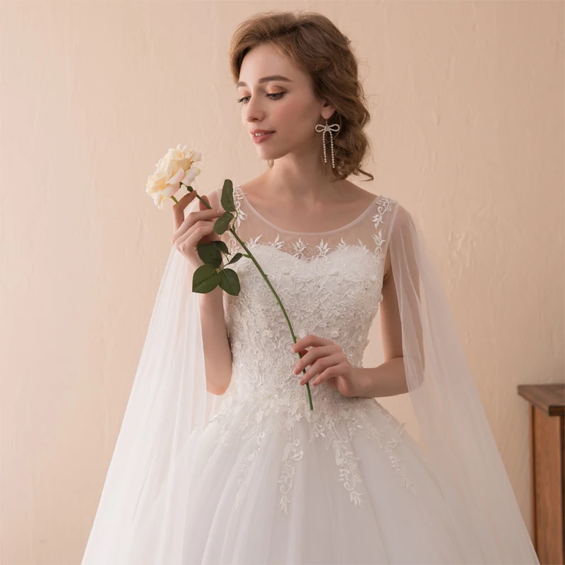 فساتين زفاف ساحرة رائعة بدون أكمام فستان زفاف رداء De Mariée للنساء فستان زفاف بلينغ مخصص