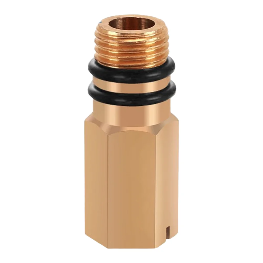 Brass Alloy Adapter with For m10 External Thread for Single Cold Water Faucet Conversion Compatible with Most Single Hole Mounts