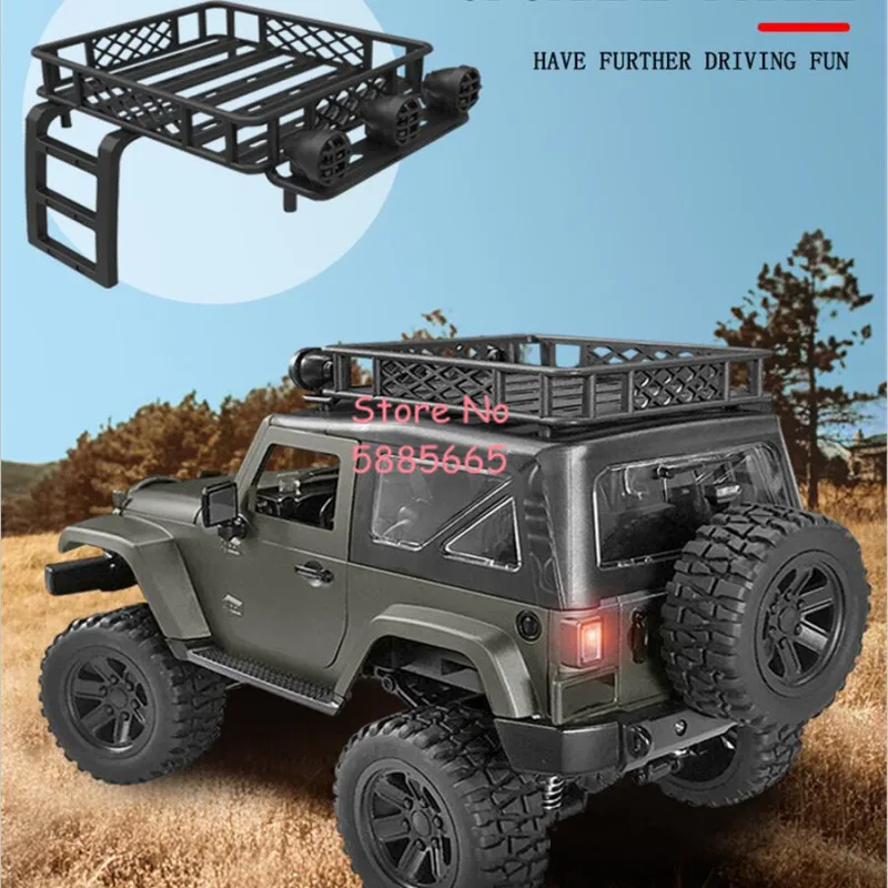 All Terrain Off Road Large Remote Control Truck Model 2.4G 1:14 100M 4WD 4 Wheel Independent Suspension RC Truck Car Add Frame