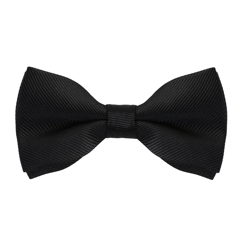 HUISHI Fliegen für Männer, solide Streifen, schwarze Perle, weiße Fliege, elegante Herren-Business-Hochzeit, Party-Zubehör, Schmetterlingsschleife – Detail 15