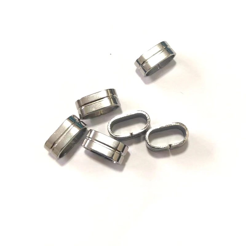 

10X3mm 500 pcs Double circle Stainless Steel bracelets parts
