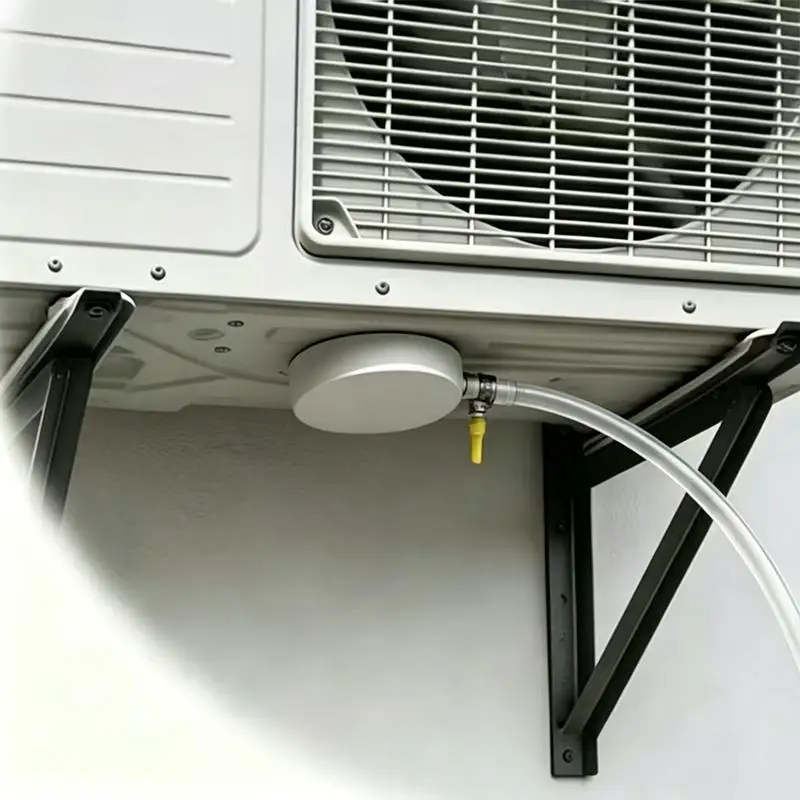 Magnetic Air Conditioning Drain Kit Transparent Condensate Hose For Window Air Conditioners Units Easy Install No Drill 12ft 4f