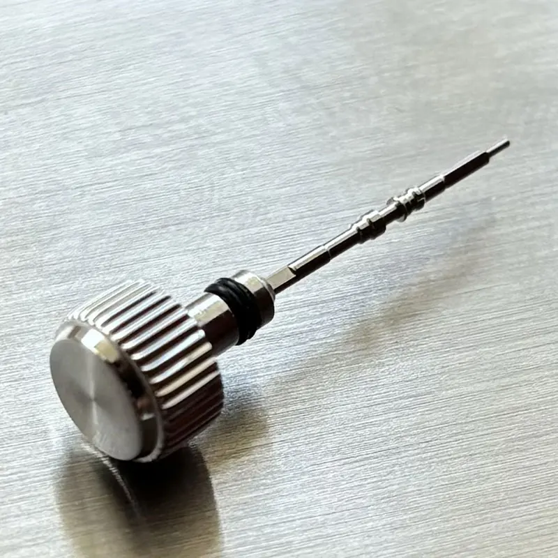 

Watch Parts Stainless Steel Watch Crown With Movement Stem Suitable For SPB185/187/240 Watch Case
