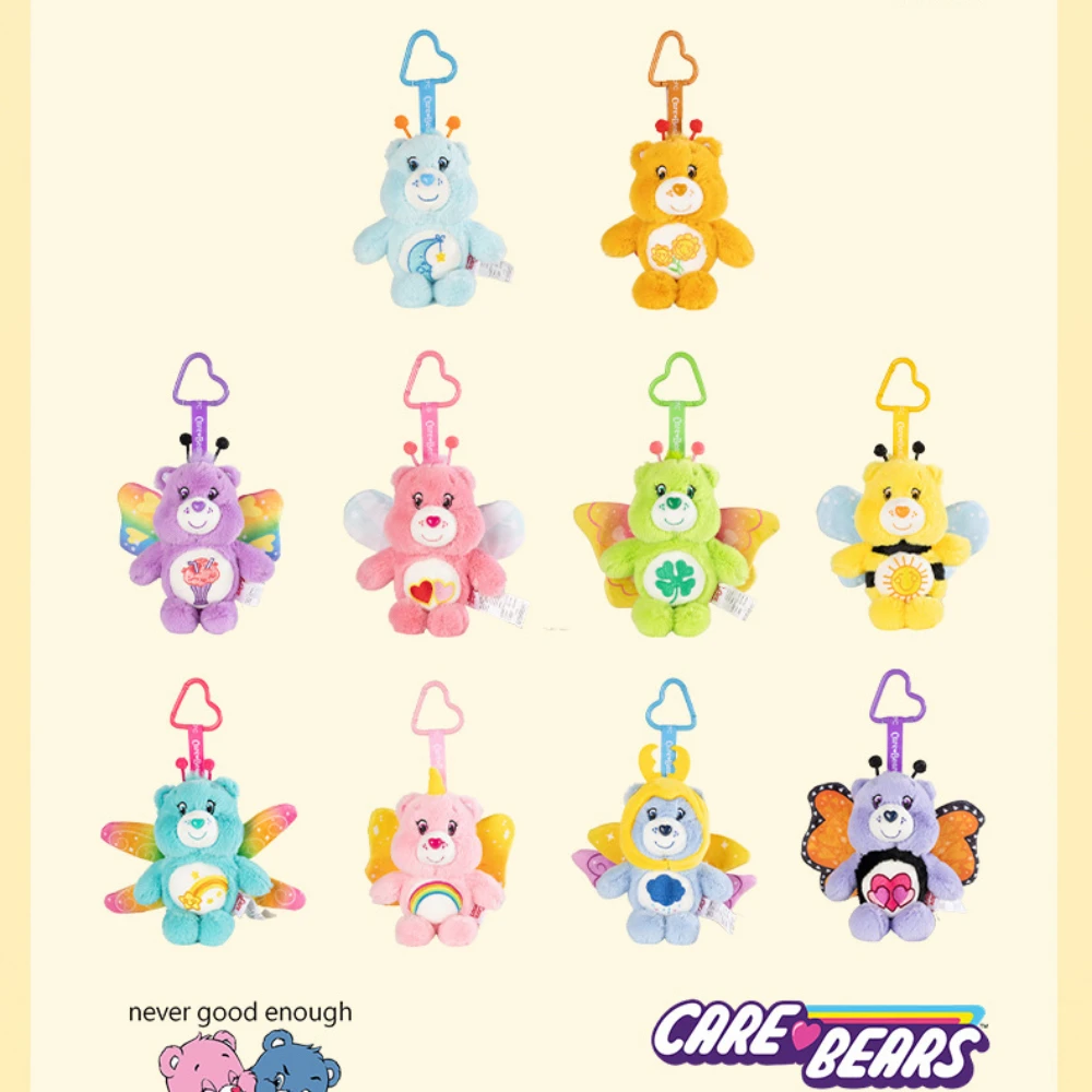 

Плюшевый брелок Care Bears 15 см в виде насекомого (бабочка, пчела), милый пушистый аксессуар для сумки для детей и любителей моды