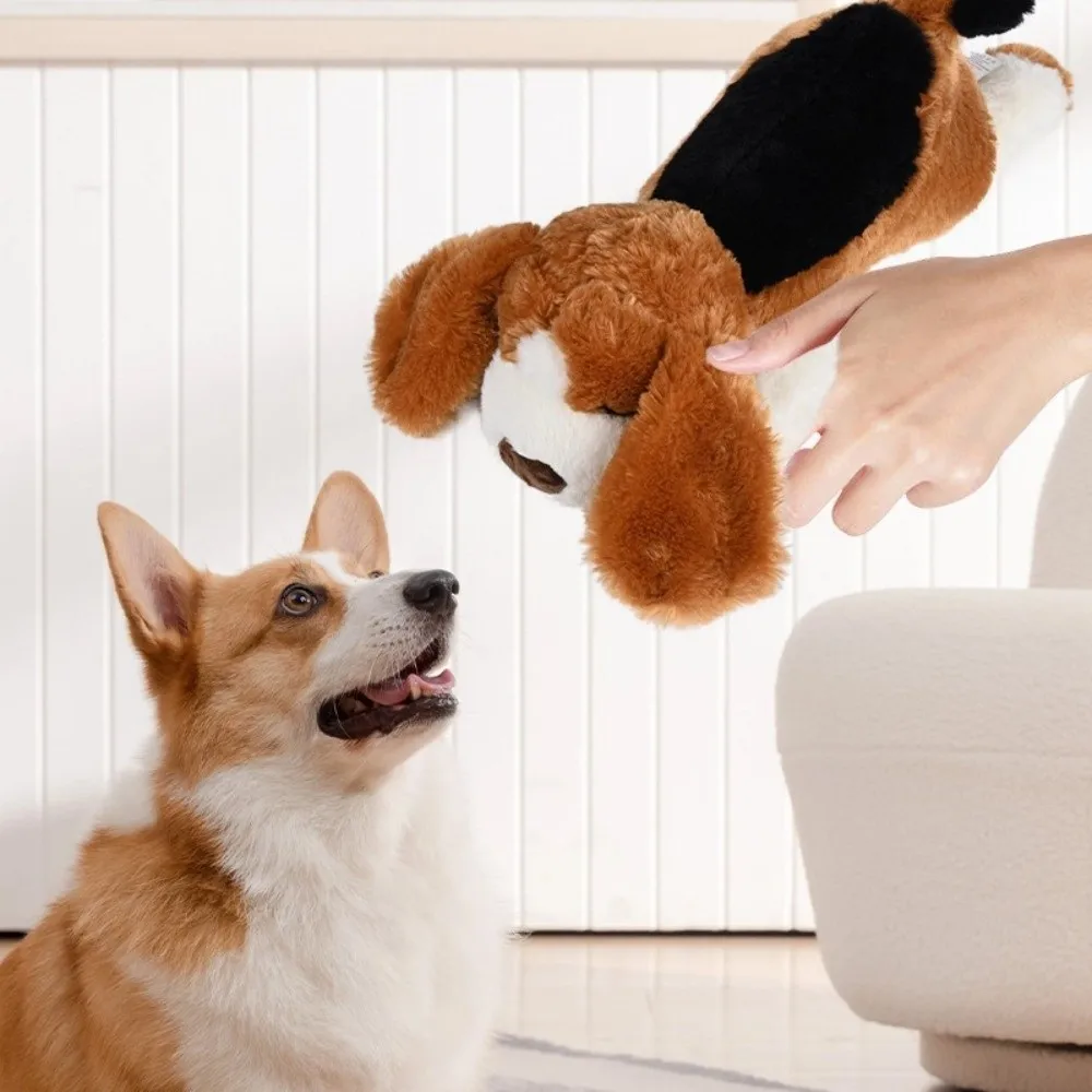 Cute Soft Pet Soothing Comfortable Heartbeat Simulation Anxiety Relief Dog Realistic Dog Heartbeat Sleeping Buddy