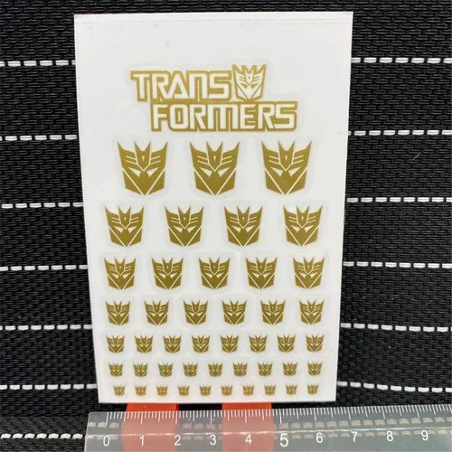 Transformation Toys Stickers Anime Decepticons Autobots G1 Symbol Decal Custom DIY Scene Accessories Decoration Boy Gril Gift