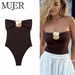MUJER 2025 Extreme Bodysuit Women off Shoulder Sexy Bodys for Women Black Body One Pieces Sexy Outfits Lingerie Body Suits Woman