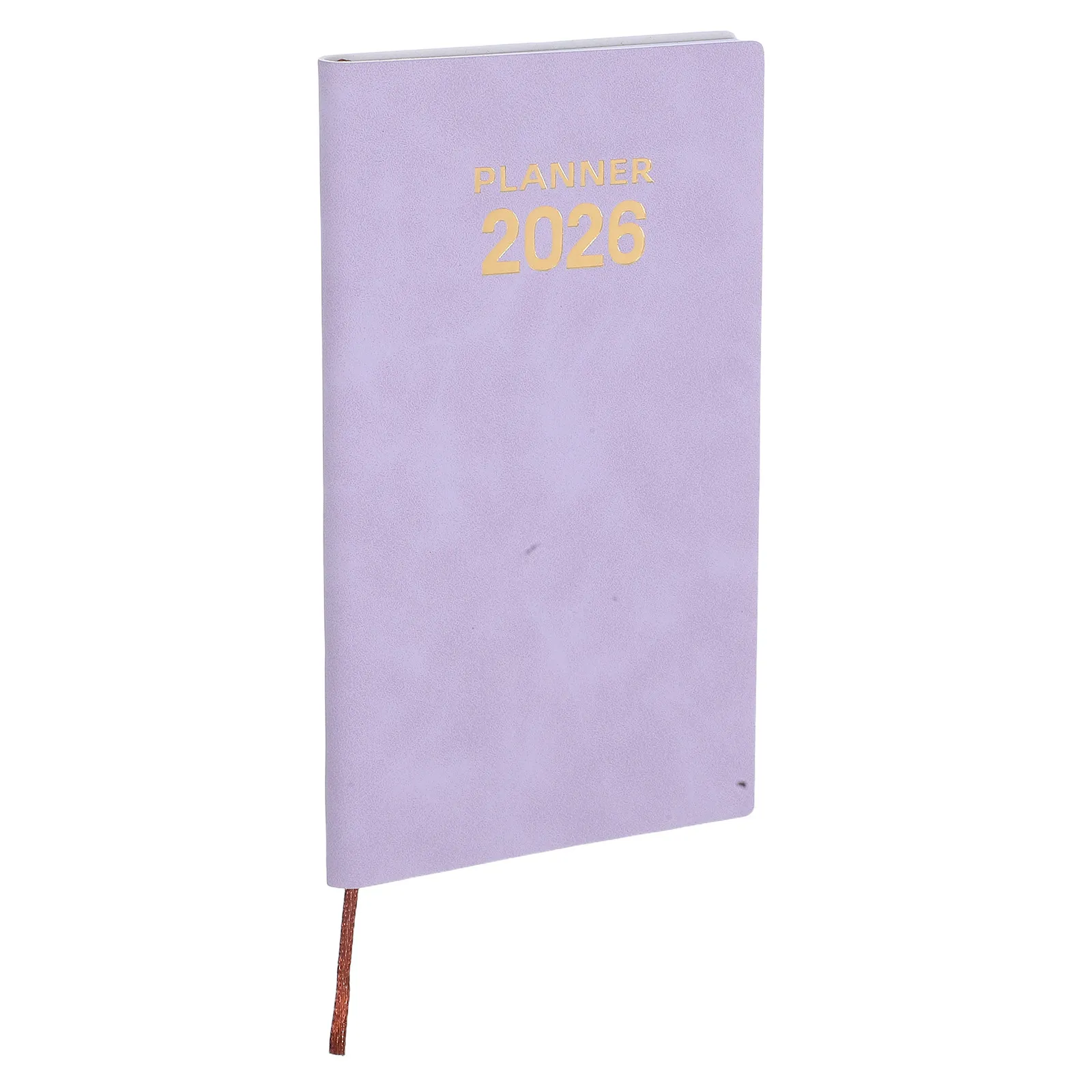 A6 Compact Pocket Planner Notebook Faux Cover Lay Flat Sewn Binding Thick White Paper Minimal Ink Bleed Daily Weekly