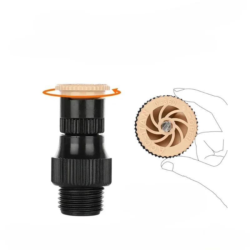 360 °   Sistema di irrigazione a spruzzo per irrigazione automatica per piante in serra per aziende agricole con rotazione automatica