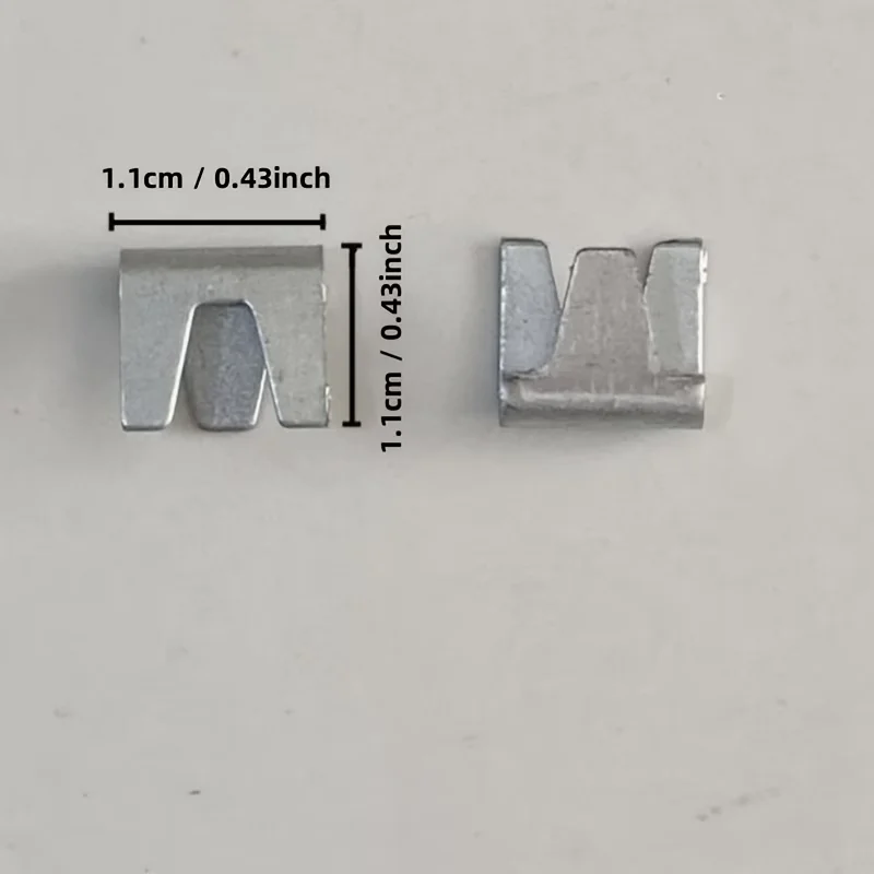 100 Pcs Stainless Steel Pet Cage Clips, Metal Fasteners for Small Cage Repair & Assembly, Suitable for Chicken Coops, Rabbits