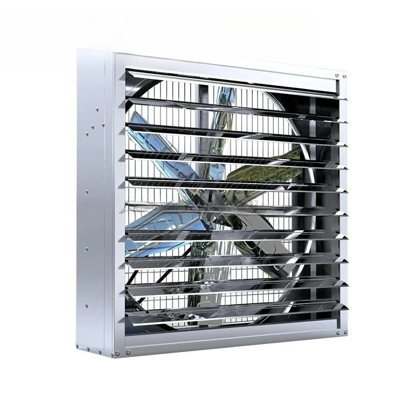Negative pressure fan, industrial exhaust fan, factory workshop, breeding, high-power exhaust ventilation fan