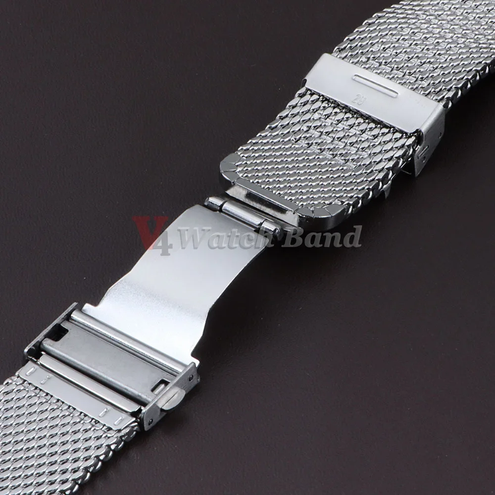 20mm 22mm 18mm Armband 0,6 1,0mm Mesh Milanese Uhrenarmband für IWC für Rolex für Omega Edelstahl-Armband für Seiko Armband – Detail 4