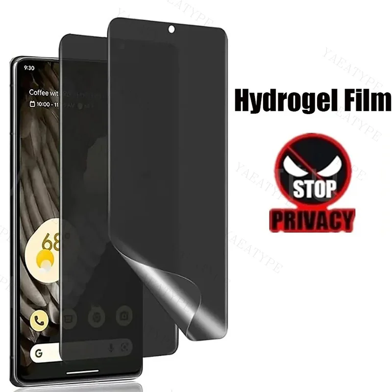 2Pcs Privatsphäre Hydrogel Für Google Pixel 3a 4 4a 5 5a 6 6a 7 7a 8 8a 9 9a 10 Pro XL 5G Anti Spy Screen Protector Flim – Detail 5