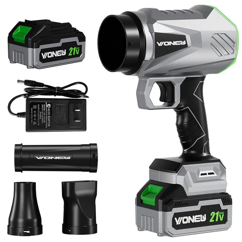 

Бесщеточный электрический турбовентилятор 2800 Вт, струйный вентилятор 220 м/с, жестокая автомобильная сушилка, инструмент для выдувания снега и пыли, 3 сопла для батареи Makita 18 В