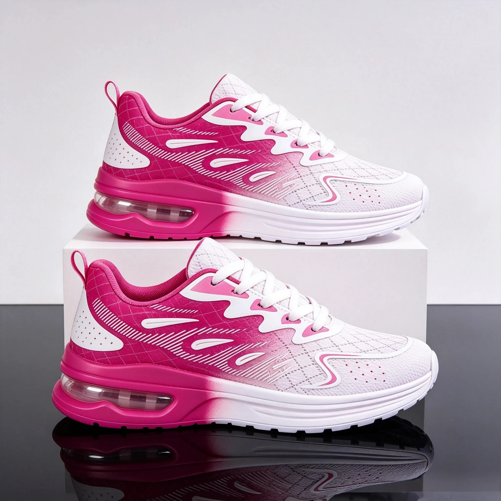 Balance Cushion Disc - Women's Running Shoes, Air-Cushioned Sports Shoes,